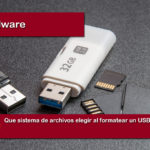 Que sistema de archivos elegir al formatear un USB